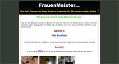 Desktop Screenshot of frauenmeister.com