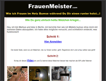 Tablet Screenshot of frauenmeister.com